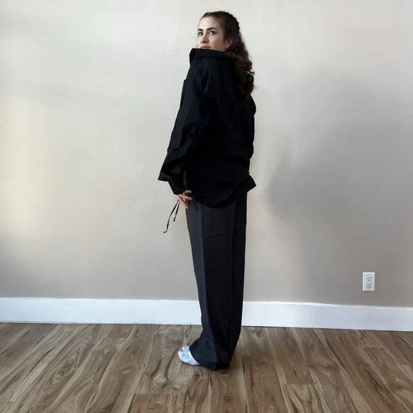 Reformation Will Oversized Shirt | Black 🎉Last One 🎀 NEW - Picture 3 of 13